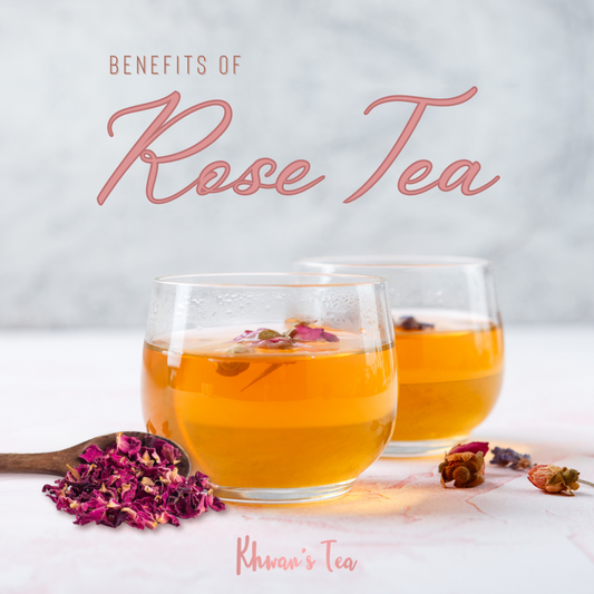Benefits of Rose Petals Tea Natural Organic Vegan NON-GMO Relax