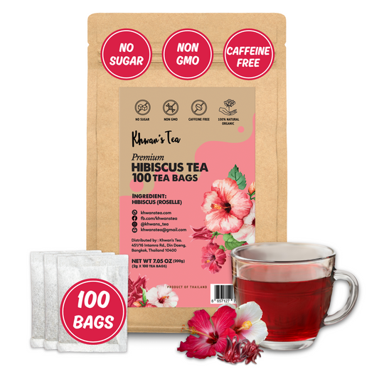 Hibiscus Tea 100 Tea Bags, 7oz (100 x 2g/bag)