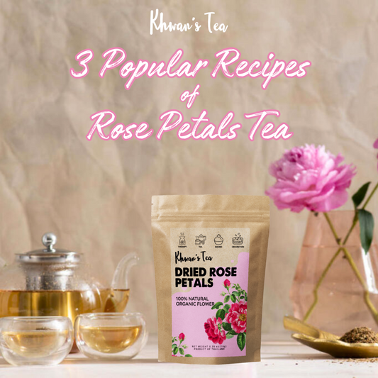 3 Popular Recipes of Dried Rose Petals Natural Organic Vegan Healthy NON-GMO