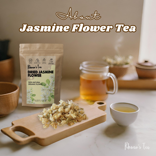 About Jasmine Flower Tea Herbal tea Non GMO Gluten free