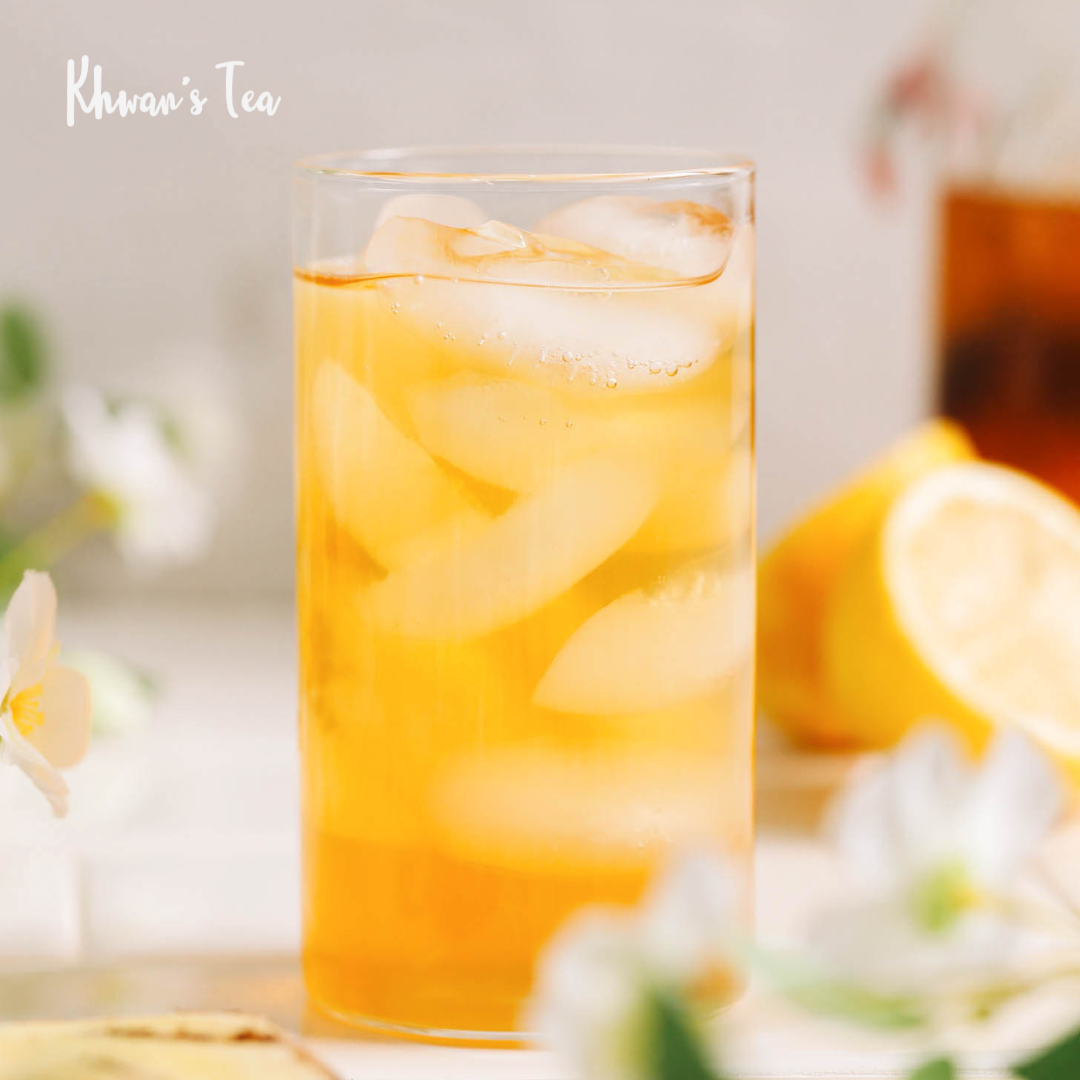 Lemon Ginger Jasmine Iced Tea Recipe Natural Dried Jasmine Flower Organic Vegan Healthy NON-GMO