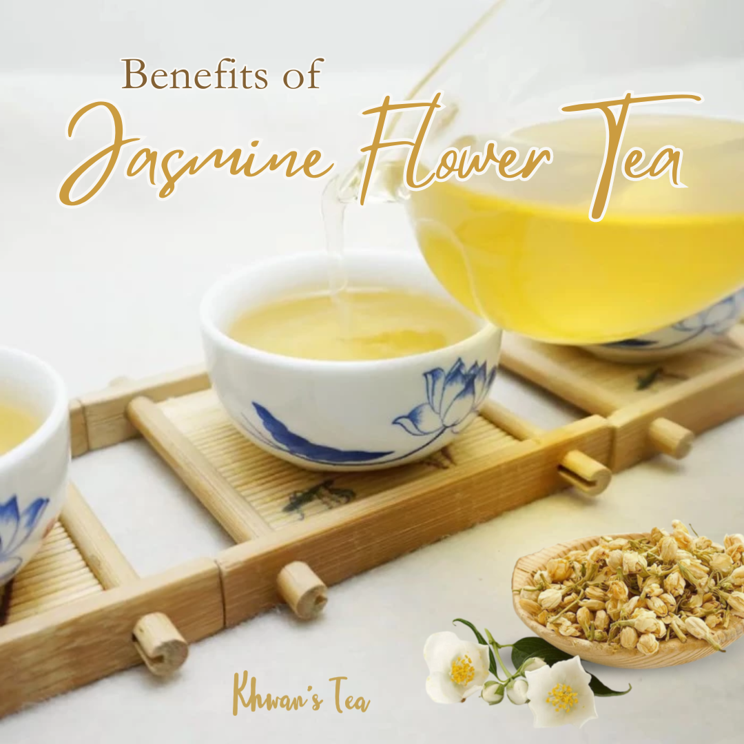 Benefits of Jasmine Flower Tea Natural Organic Vegan Healthy NON-GMO