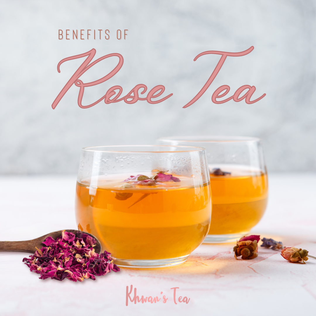 Benefits of Rose Petals Tea Natural Organic Vegan NON-GMO Relax 