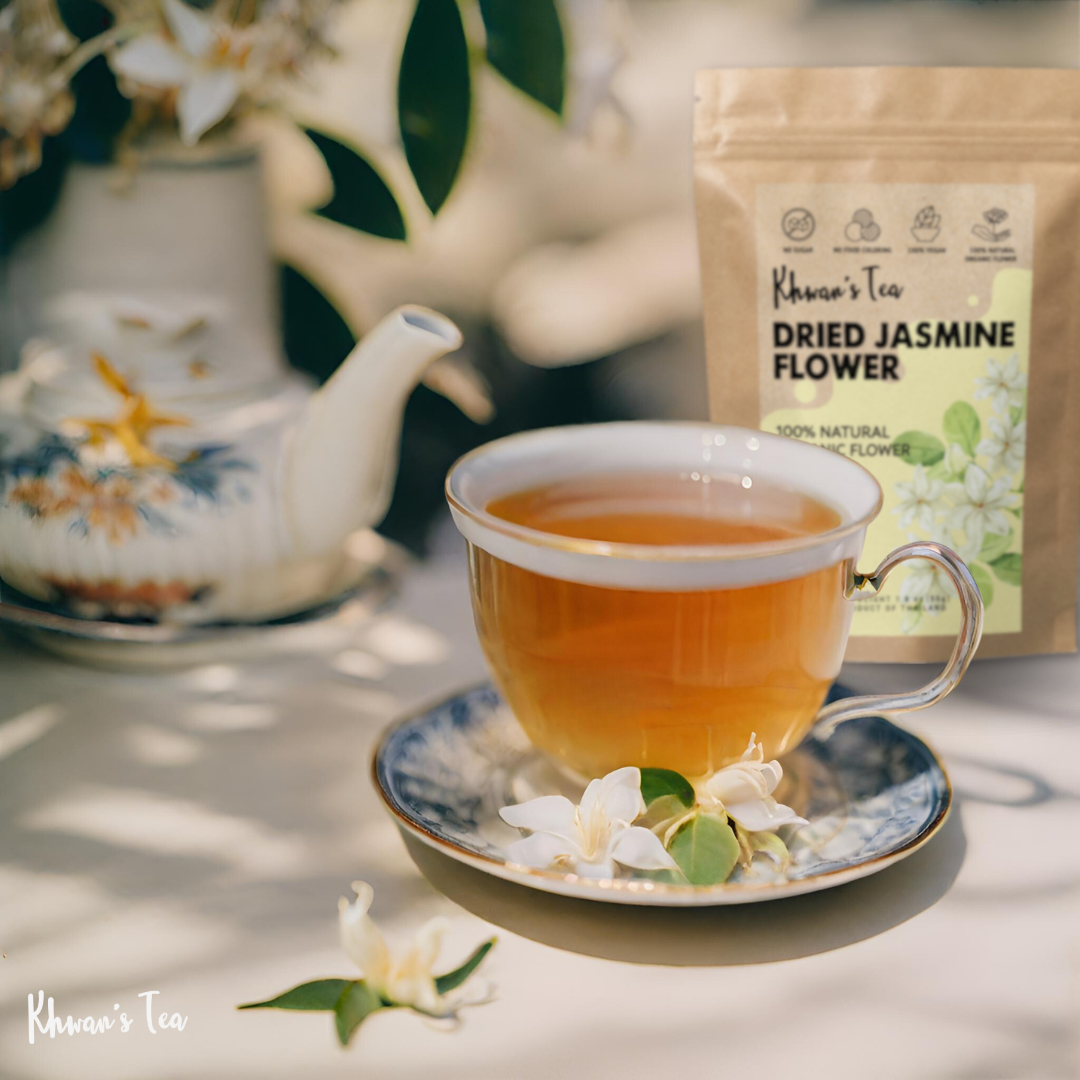 The Benefits of Jasmine Flower Tea Herbal tea No sugar Non GMO Gluten free