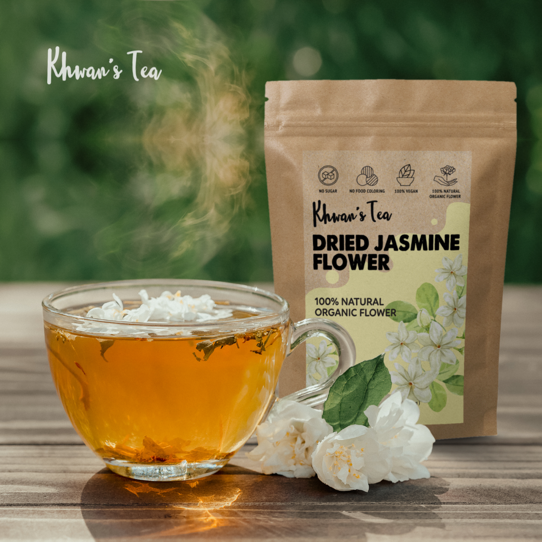 Dried Jasmine Tea Natural Organic Flower Herbal Vegan Healthy NON-GMO