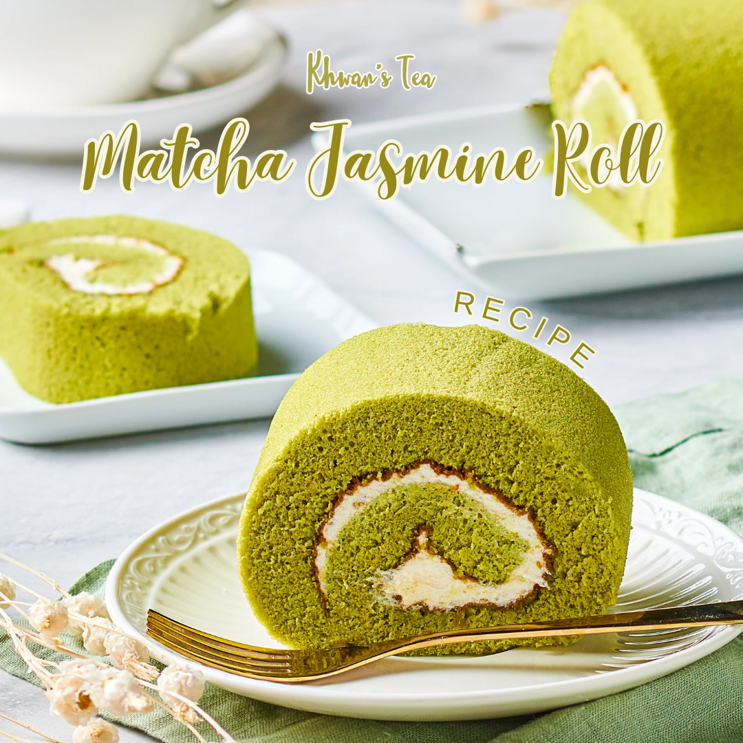 Matcha Jasmine Roll Recipe Natural Organic Vegan Herbal Flower Tea Healthy NON-GMO