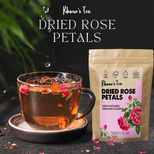 Dried Rose Petals Tea Natural Organic Flower Herbal Vegan Healthy NON-GMO