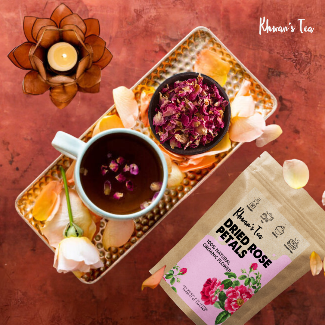 Rose Intea 5 Secret Benefits of Rose Tea – Khwan's Tea