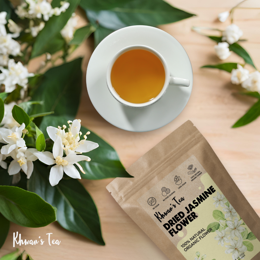 Delightful Drink - Jasmine Flower Tea : Uses And Benefits. Herbal tea 100% Flower Vegan Keto