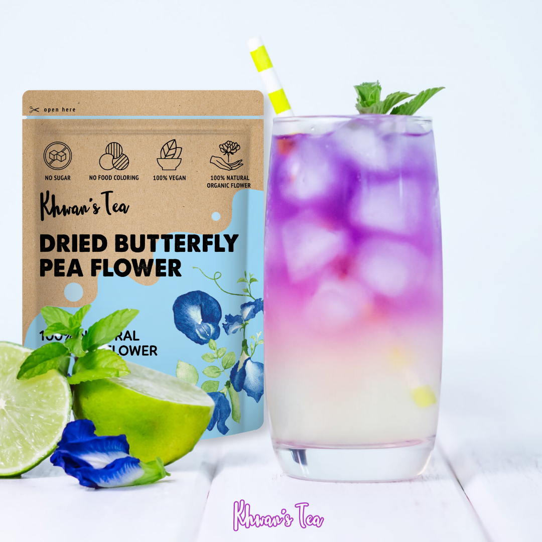 Butterfly Pea Flower Organic Natural Blue Tea Non GMO Gluten free