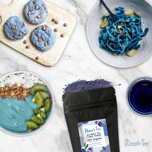 Butterfly Pea Powder - Health Benefits And How To Use It? Blue matcha Butterfly pea flower powder