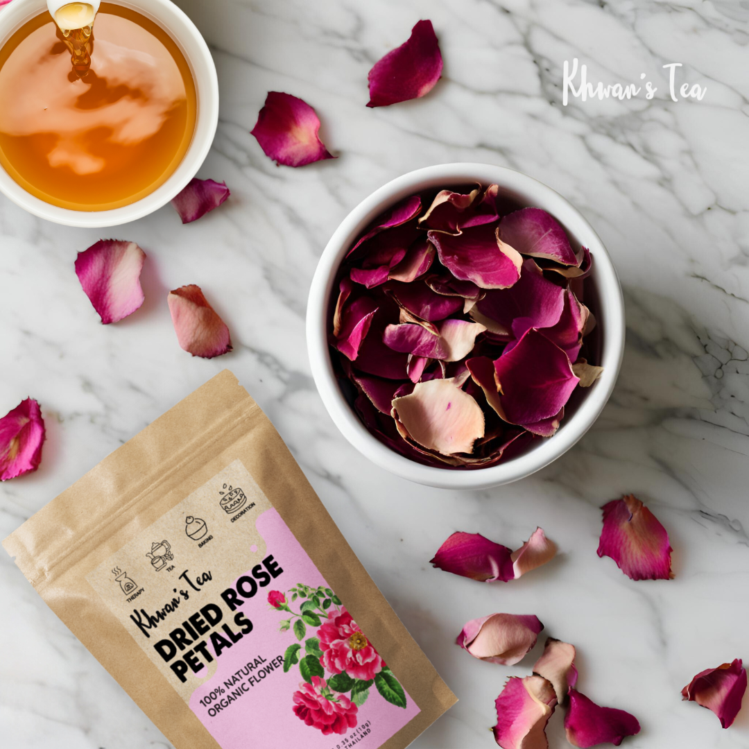 5 Benefits of Rose Tea Rose Petals Tea Herbal Tea No Sugar Non GMO Vegan Keto