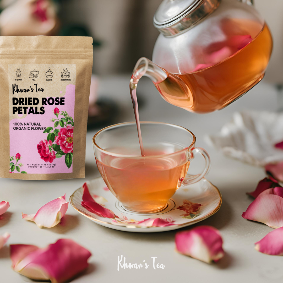 Benefits Of Consuming Rose Tea Herbal Tea Rose Petals Tea Non-GMO Gluten Free