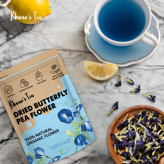 Butterfly Pea Flower Tea : A Magic Drink Blue pea tea herbal tea Vegan Keto