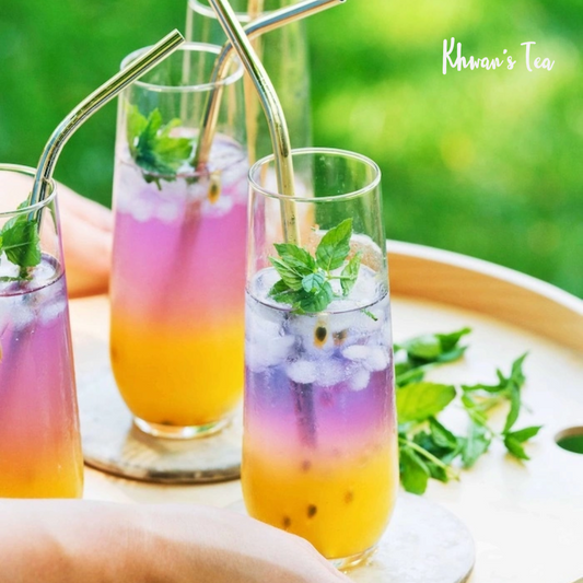 Blue Butterfly Pea Cocktail Passion Fruit Non-GMO Gluten Free