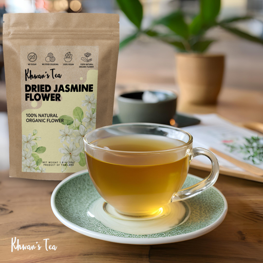 Jasmine Flower Tea -  Health Benefits, Caffeine Content, and How To Brew