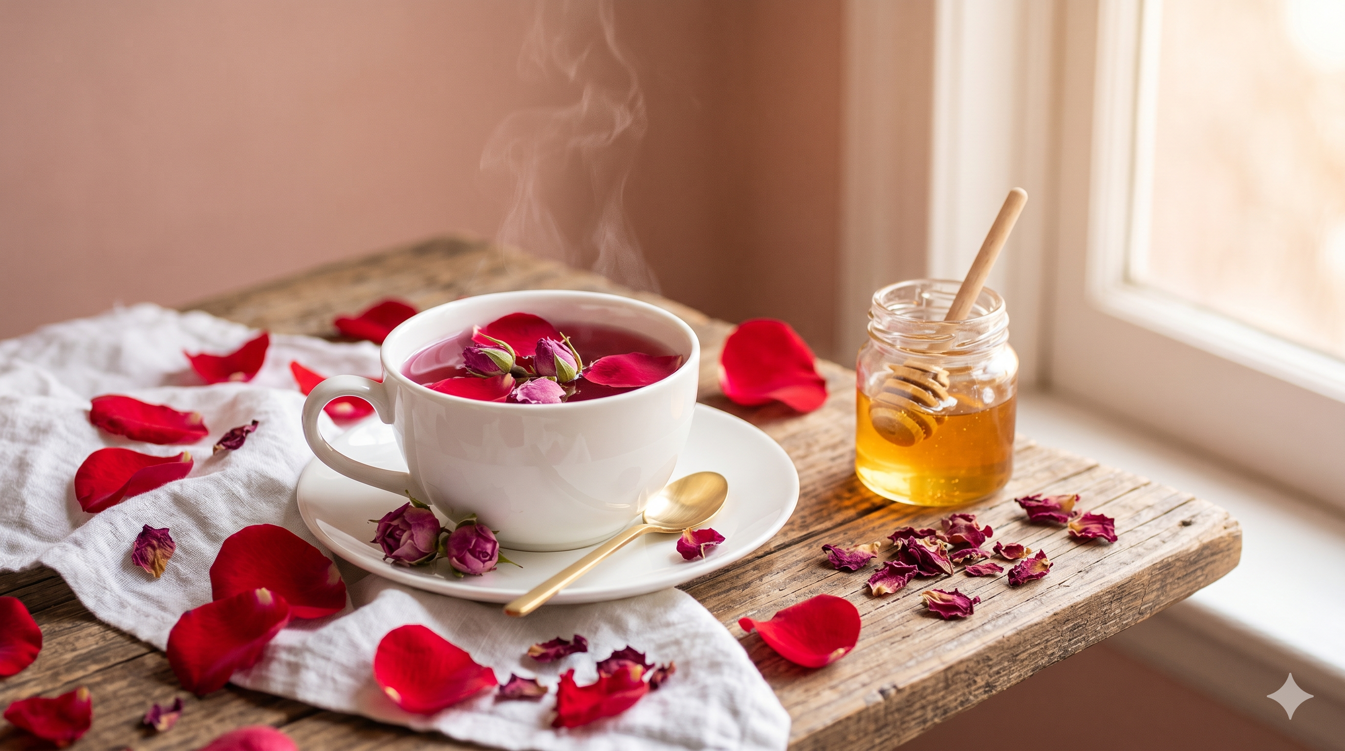 Rose Petal Tea: Skin, Mood & Hormones