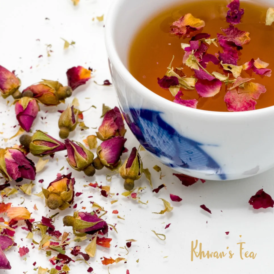 Benefits of Rose Tea Natural Rose Petals Vegan Organic Healthy NON-GMO