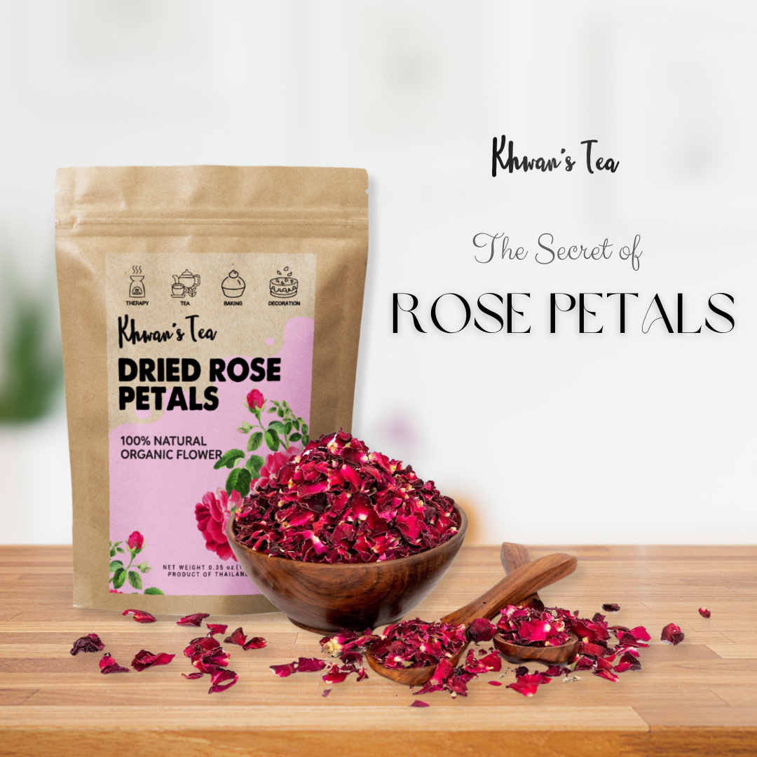 The Secret of Rose Petals Natural Organic Rose Flower Non-GMO Gluten Free