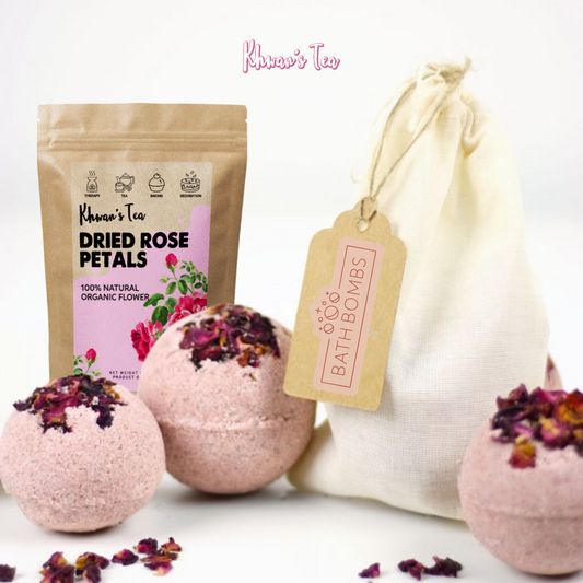 DIY Rose Bath Bombs Recipe